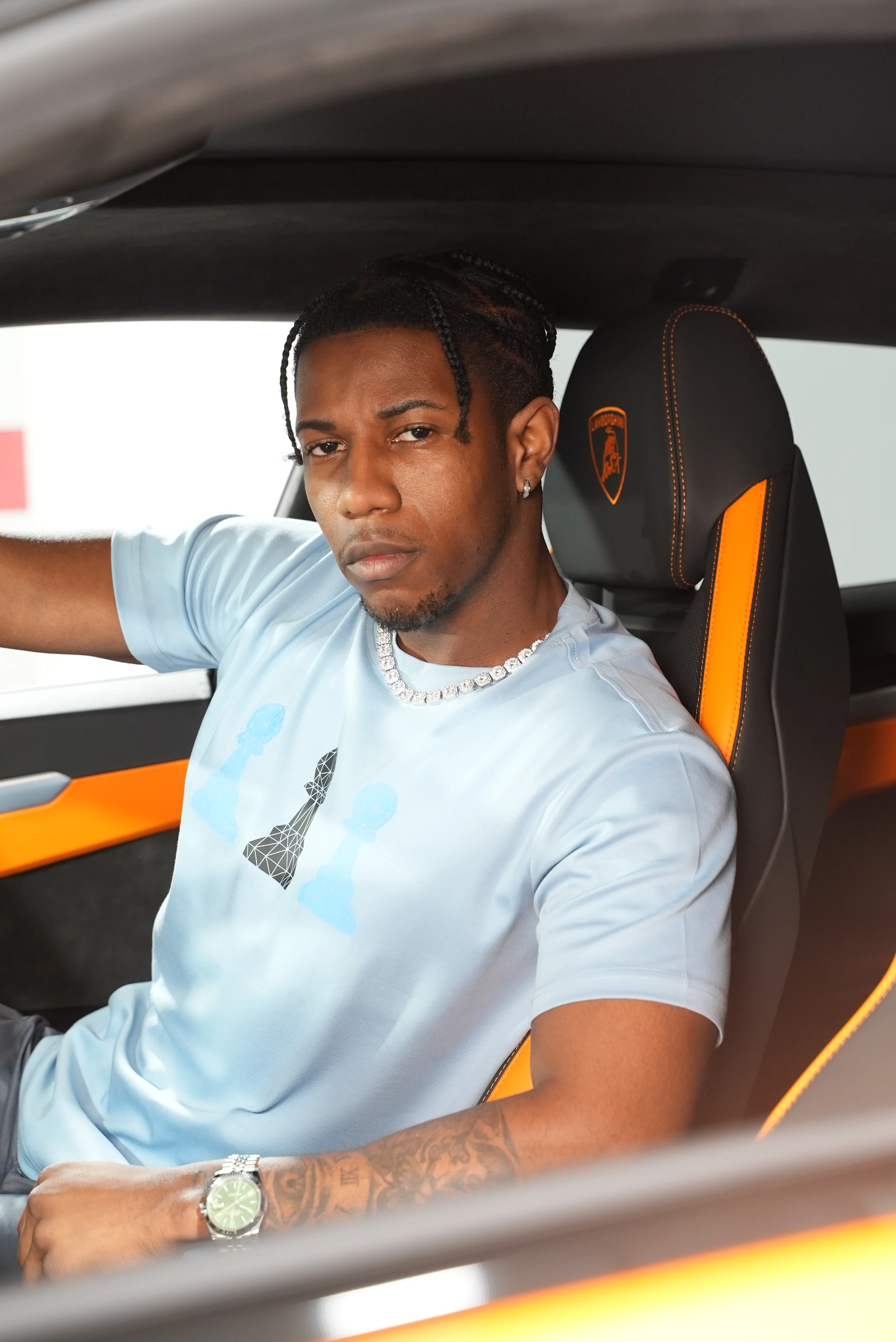 Amico Tri-Pawn Baby Blue             Blue/Black Tee - Image 22