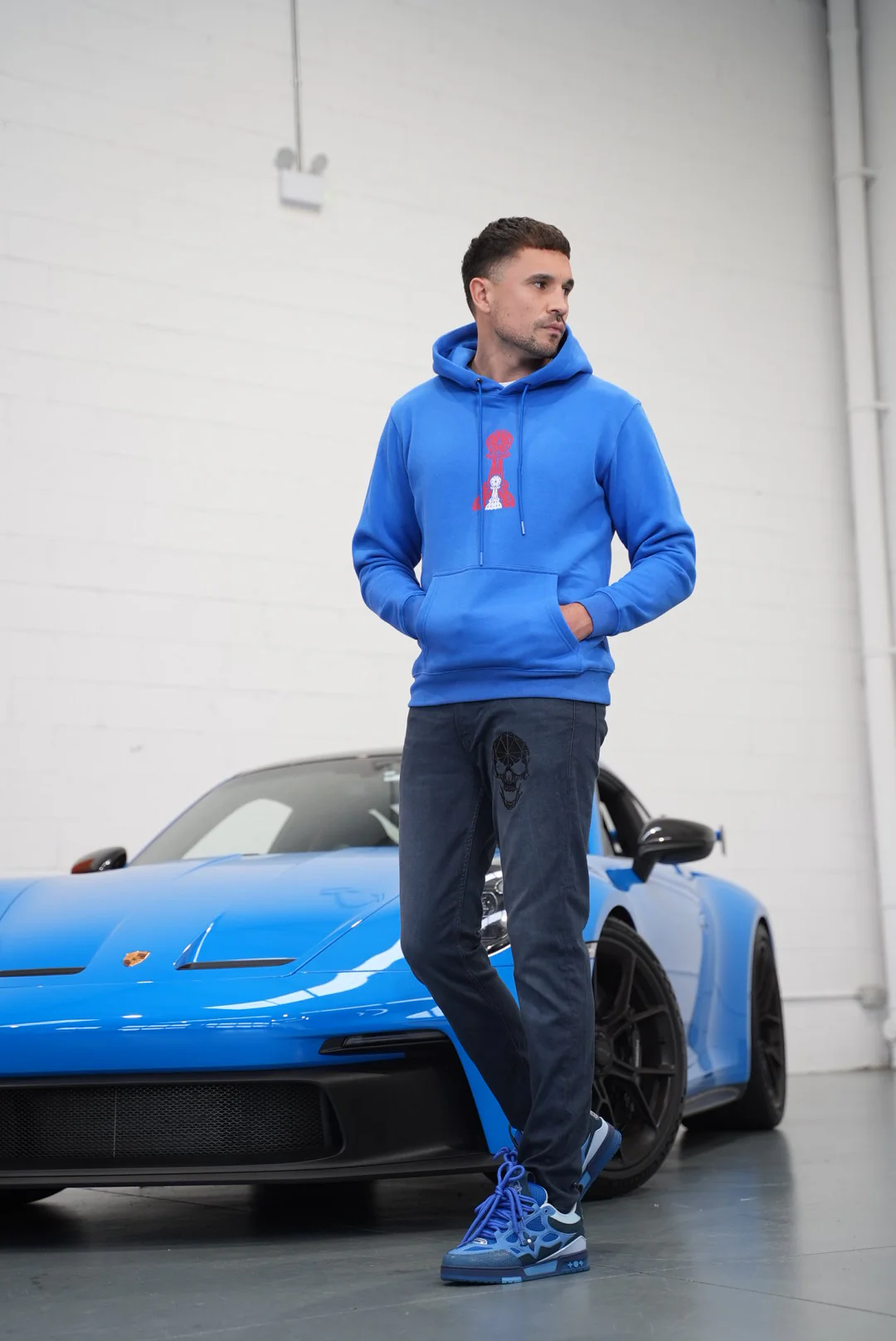 - Pawn within Pawn Hoodie Blue

- 1 Red 1 White Pawn - Image 3